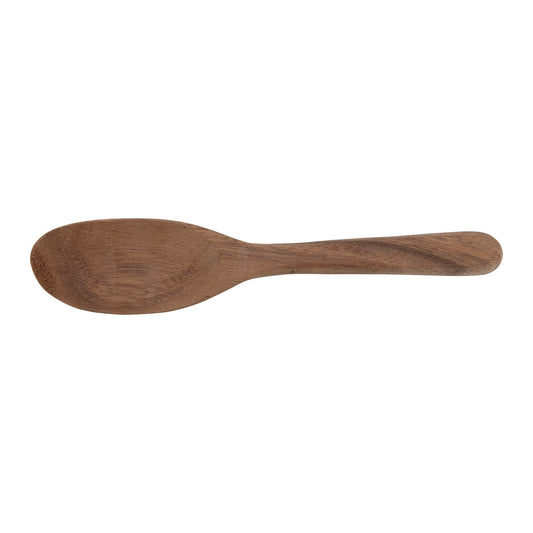 Hand-Carved Acacia Wood Spoon 8"