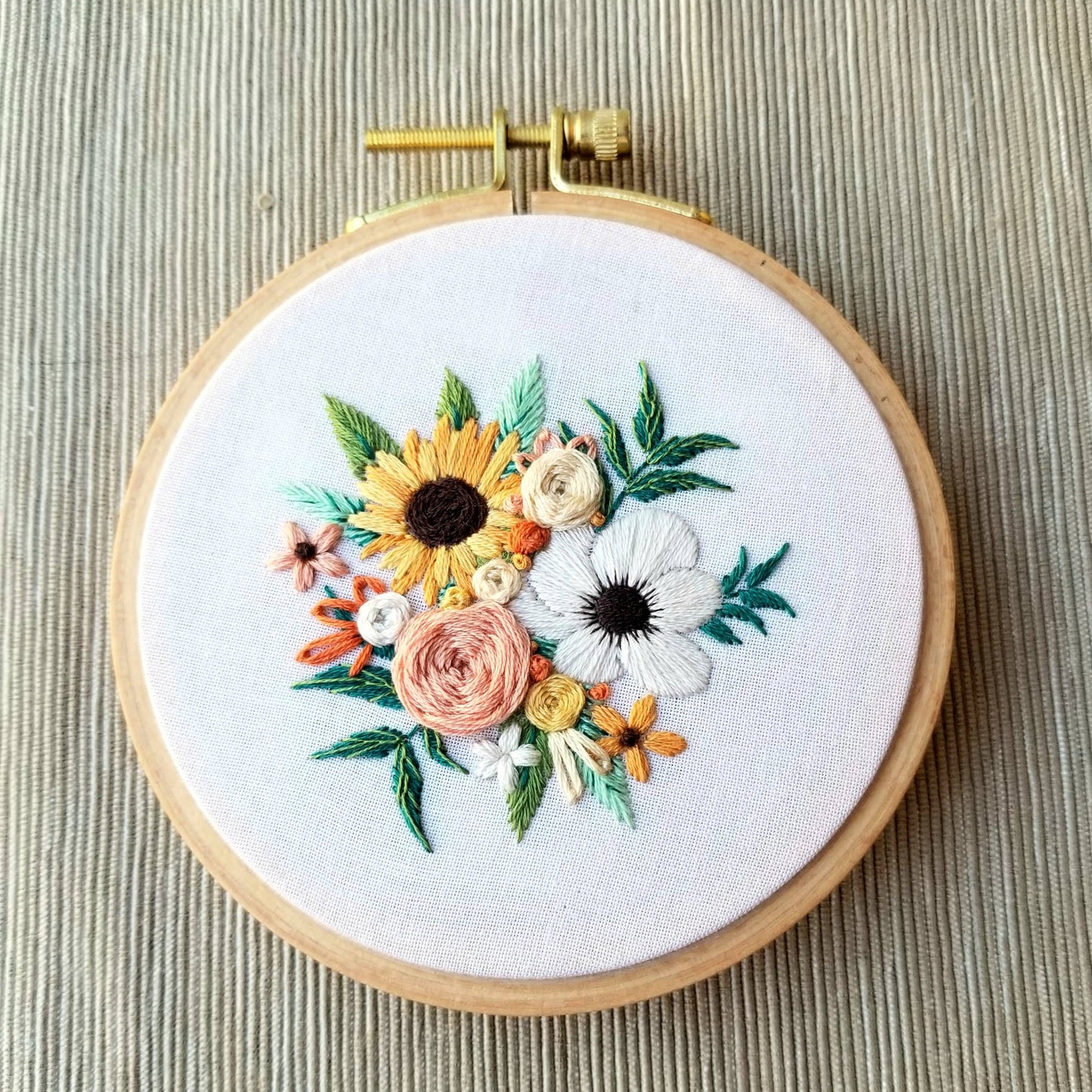 Cozy Harvest Beginner Embroidery Kit