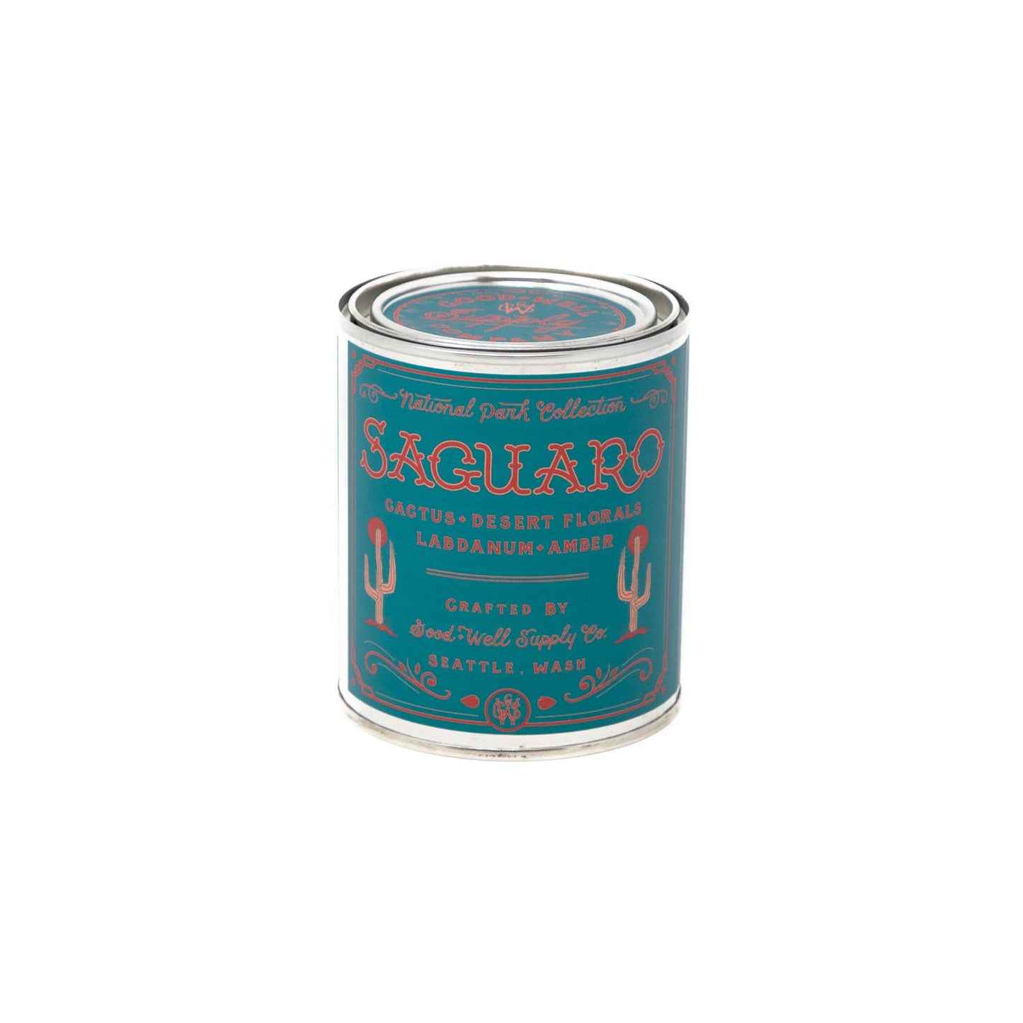 Saguaro Candle - Cactus, Desert Florals & Amber