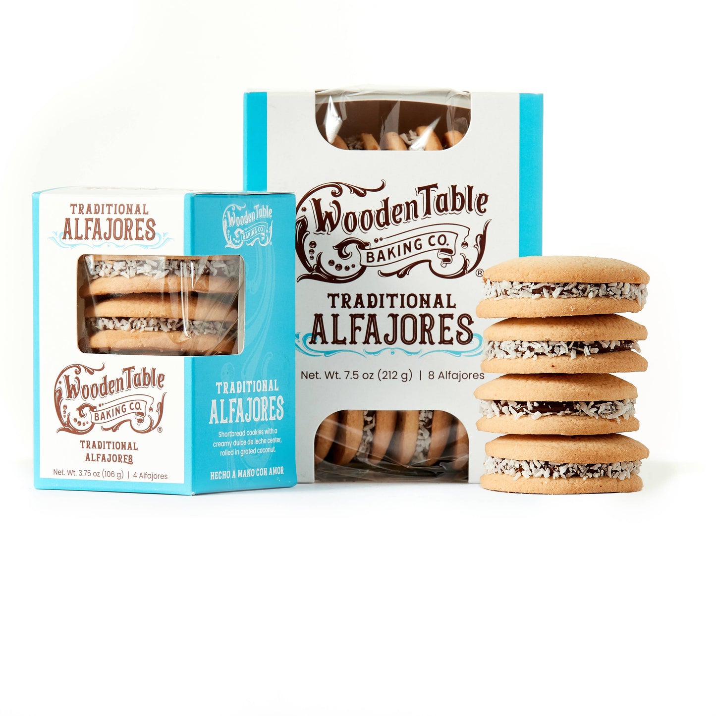 Traditional Alfajores Cookies - Box of 8