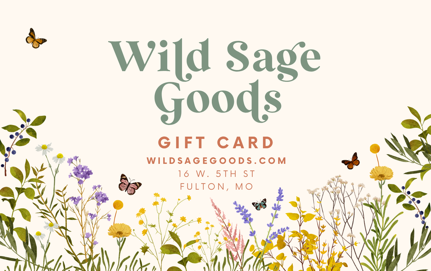 Wild Sage Goods Gift Card