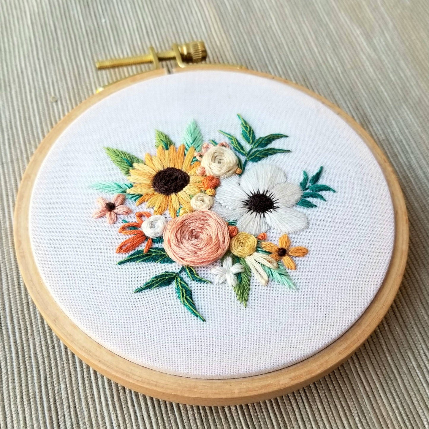 Cozy Harvest Beginner Embroidery Kit