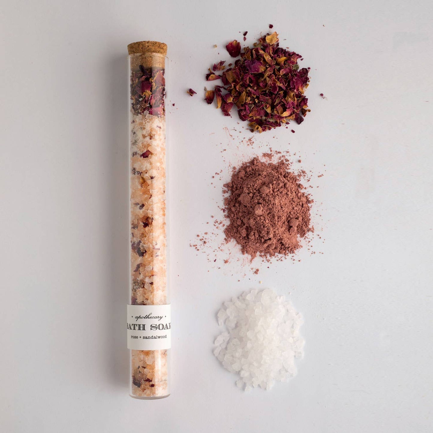 Rose Sandalwood : Bath Soak Tube