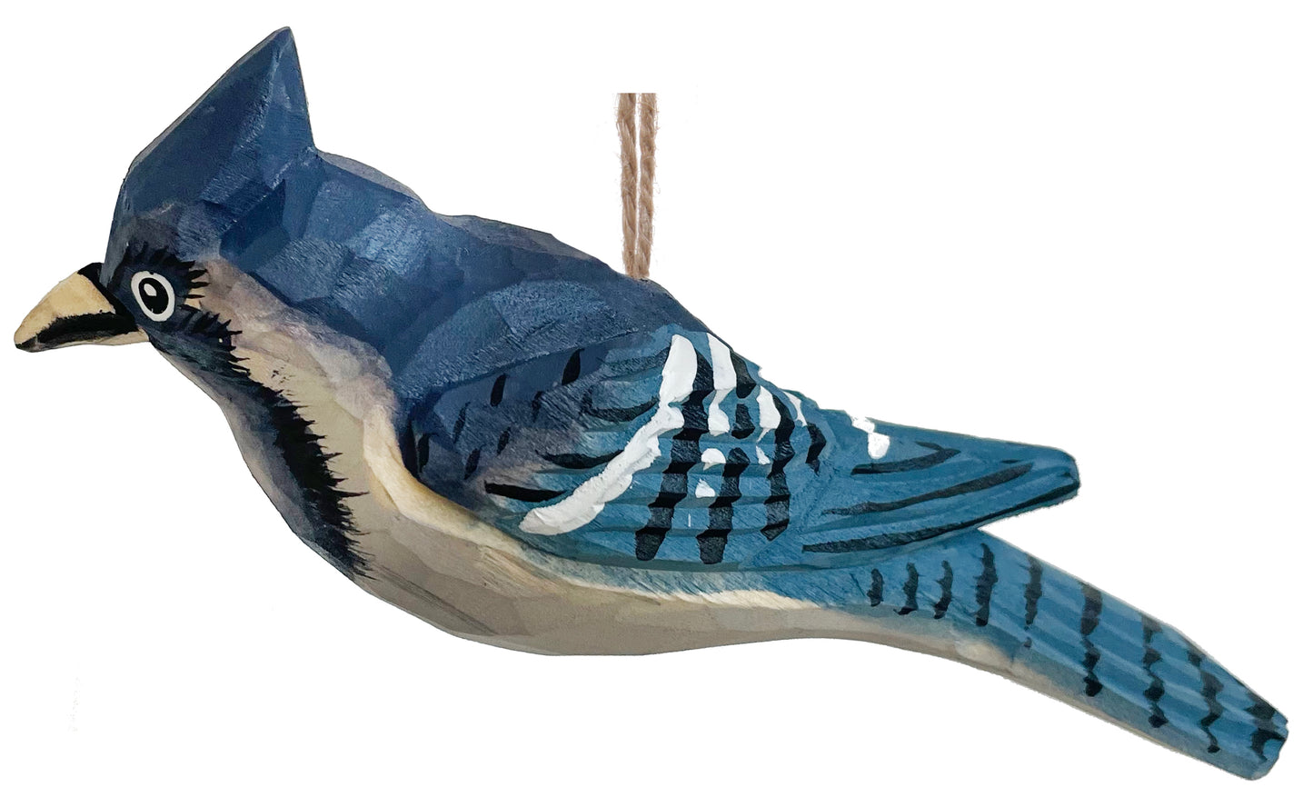 Blue Jay Bird Ornament 12cm