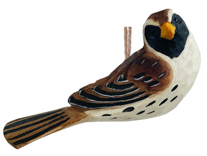 Sparrow Ornament 11cm