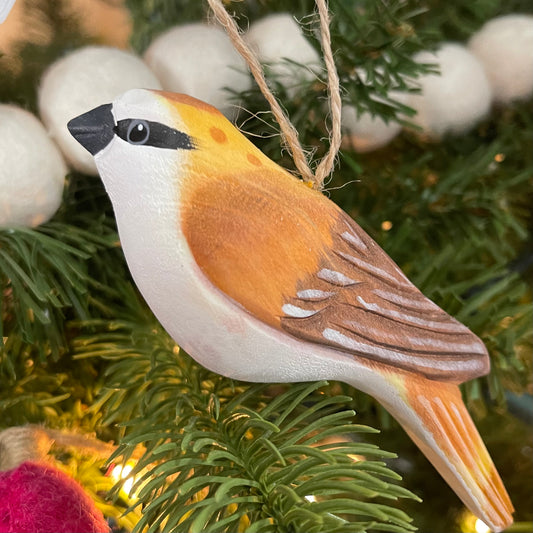 Light Brown Bird Ornament 11cm