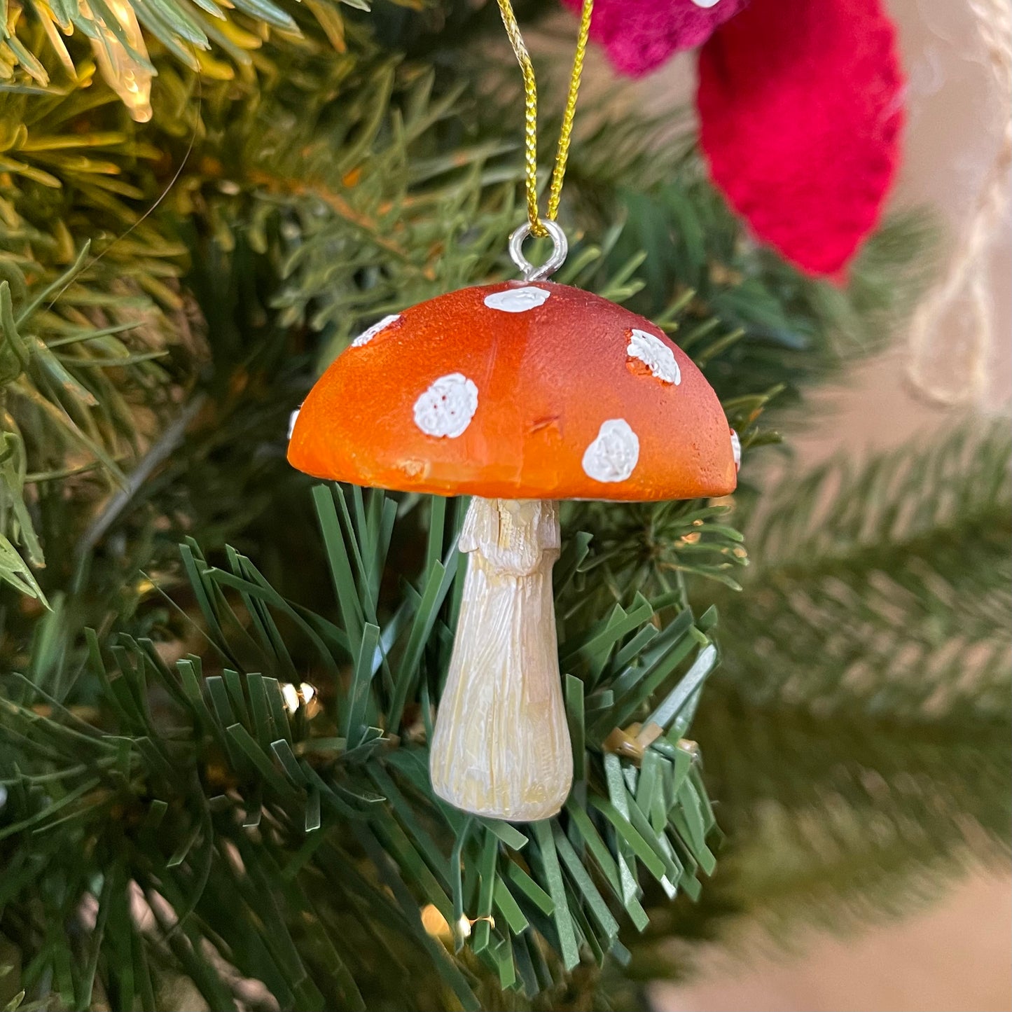 Agaric Fly Mushroom Ornament 5cm