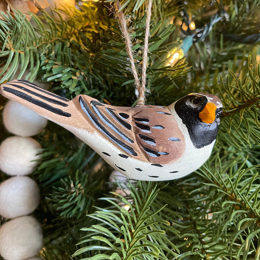 Sparrow Ornament 11cm